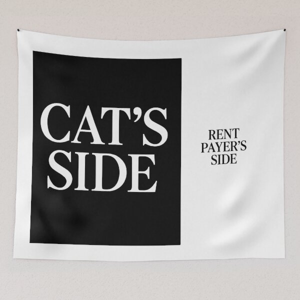 Item preview, ⭐CAT'S SIDE COLLECTION⭐ - CAT'S SIDE - RENT PAYER'S SIDE designed and sold by WheelieGdArt.