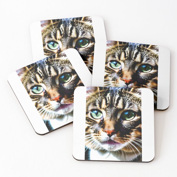 Item preview, Animals - Tabby Cat, Pop Art Portrait with Vivid Colors designed and sold by DoodyPets.
