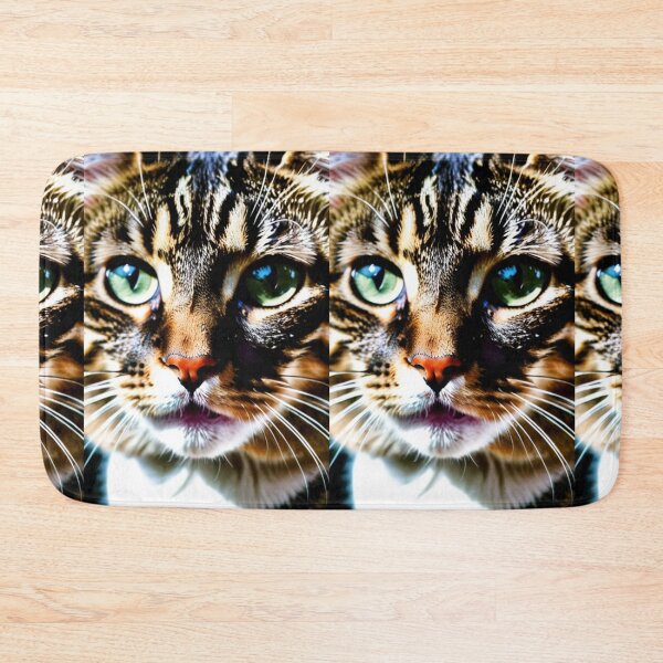 Item preview, Animals - Tabby Cat, Pop Art Portrait with Vivid Colors designed and sold by DoodyPets.