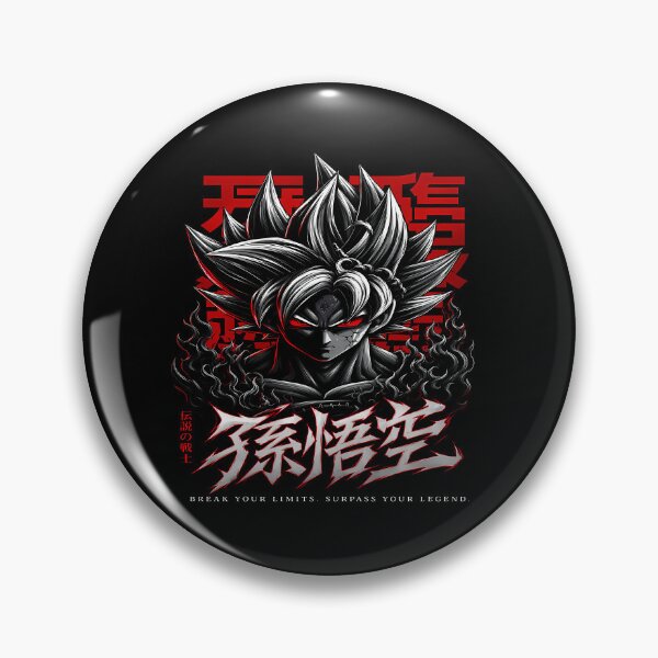 Item preview, Son Goku Legend Warrior - Ultra Instinct- Dark Form- Kanji Aesthetic Design designed and sold by Trinidesigns123.