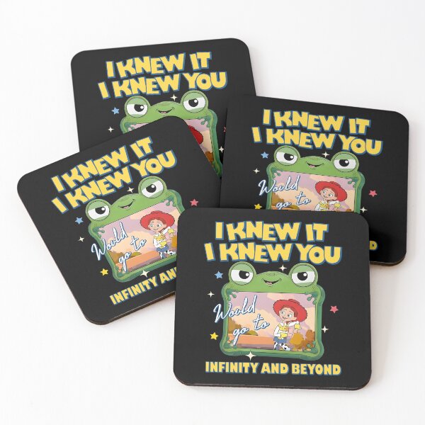 Item preview, I Knew It I Knew You Toy Cowboy and Cowgirl Funny Frog Meme designed and sold by KAWKAW-DRHM.