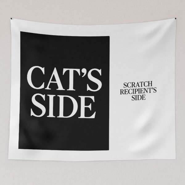 Item preview, ⭐CAT'S SIDE COLLECTION⭐ - CAT'S SIDE - SCRATCH RECIPIENT'S SIDE designed and sold by WheelieGdArt.