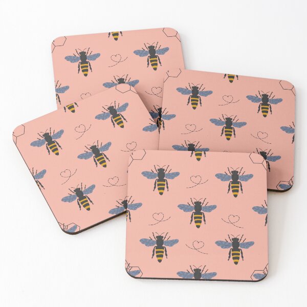 Item preview, Whimsical Bee, Honeycomb & Geometric Colourful Pattern Collection designed and sold by VirtuallyCreativ .