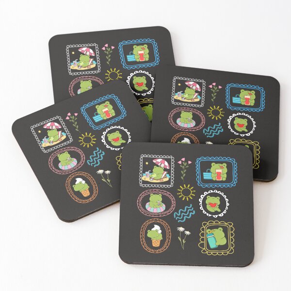 Item preview, Funny Frog Summer Doddle Frame designed and sold by AVStore28.