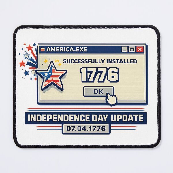 Item preview, America.exe Successfully Installed | Funny 4th of July Patriotic Retro Design designed and sold by mansourhamid.