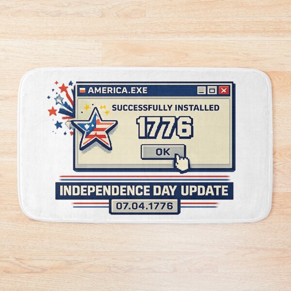 Item preview, America.exe Successfully Installed | Funny 4th of July Patriotic Retro Design designed and sold by mansourhamid.