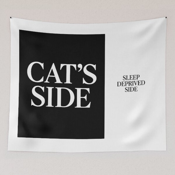 Item preview, ⭐CAT'S SIDE COLLECTION⭐ - CAT'S SIDE - SLEEP DEPRIVED SIDE designed and sold by WheelieGdArt.