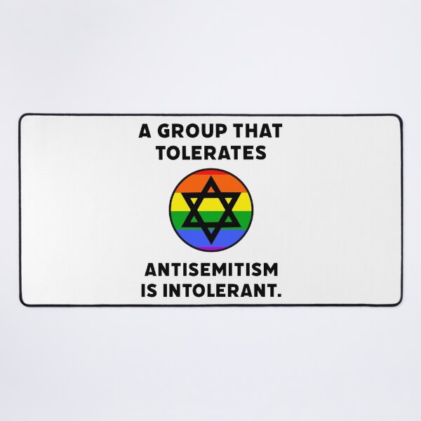 Item preview, A group that tolerates antisemitism is intolerant. designed and sold by Rachel the Artist .