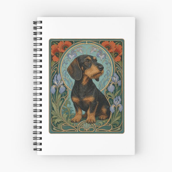 Artikelvorschau, Jugendstil, Dackel, Hundeliebhaber, Vintage-Kunst entworfen und verkauft von AntiqueImages.