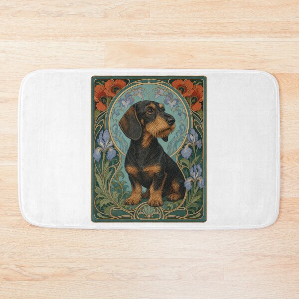 Item preview, Art Nouveau Dachshund Dog Lover Vintage Art designed and sold by AntiqueImages.
