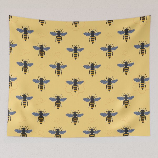 Item preview, Whimsical Bee, Honeycomb & Geometric Colourful Pattern Collection designed and sold by VirtuallyCreativ .