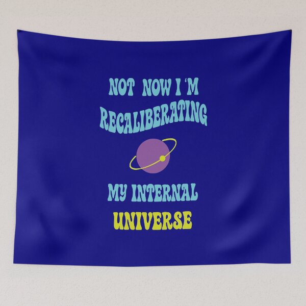 Item preview, Retro Space Internal Universe Recalibrating Celestial Aesthetic Typography designed and sold by ANJ Designs.