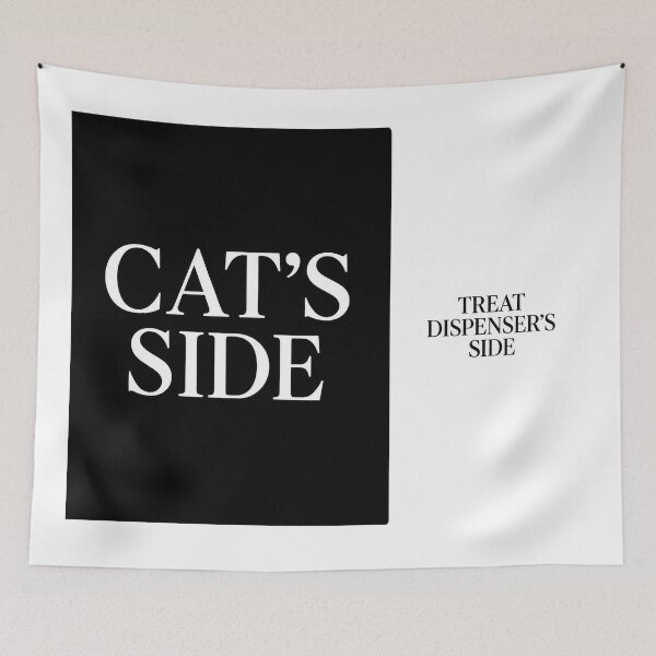Item preview, ⭐CAT'S SIDE COLLECTION⭐ - CAT'S SIDE - TREAT DISPENSER'S SIDE designed and sold by WheelieGdArt.