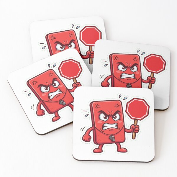 Item preview, Angry Red Card designed and sold by YNAMREG.