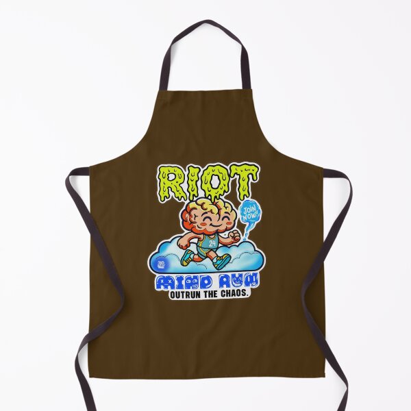 Item preview, RIOT Mind Run Outrun The Chaos Graphic Art designed and sold by Ledocover.