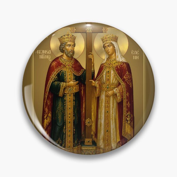 Item preview, Saints Constantine and Helena, Orthodox icon  designed and sold by orthodox-icon.