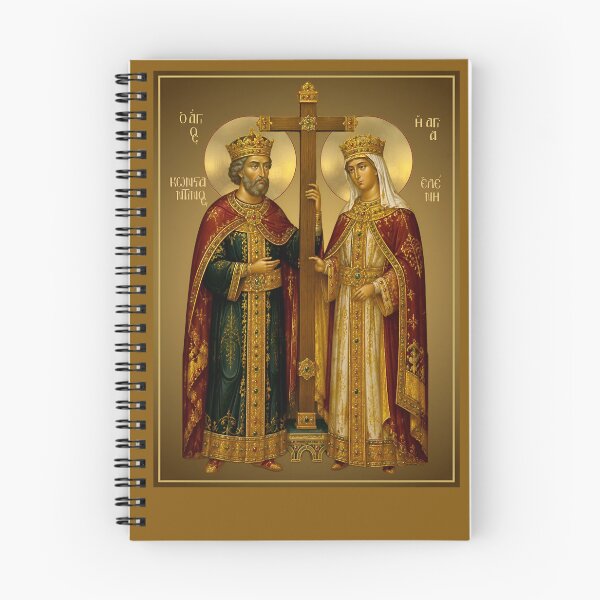 Item preview, Santos Constantino y Elena, icono ortodoxo designed and sold by orthodox-icon.