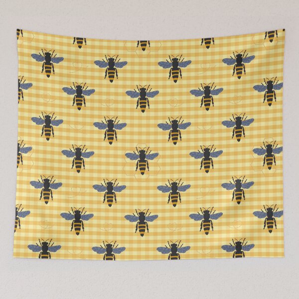 Item preview, Whimsical Bee, Honeycomb & Geometric Colourful Pattern Collection designed and sold by VirtuallyCreativ .