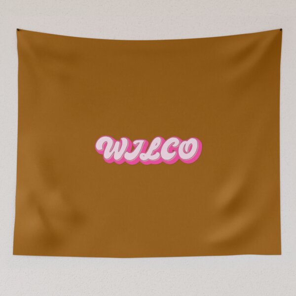 Item preview, Wilco Pink Bubblegum Script Retro Typography designed and sold by creativerooney.