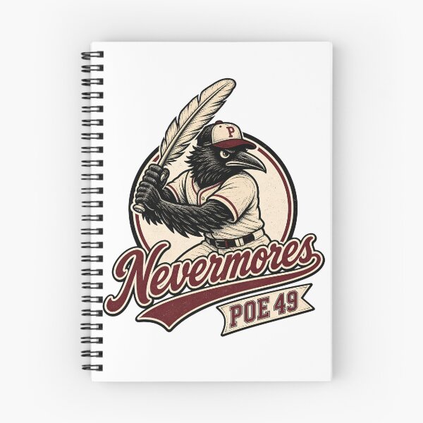 Item preview, Baltimore Nevermores Edgar Allan Poe Baseball Mascot Graphic designed and sold by Fenay Designs.