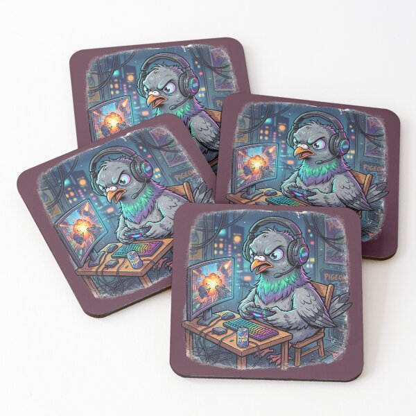 Item preview, Angry Gamer Pigeon Playing a Video Game designed and sold by azule1.