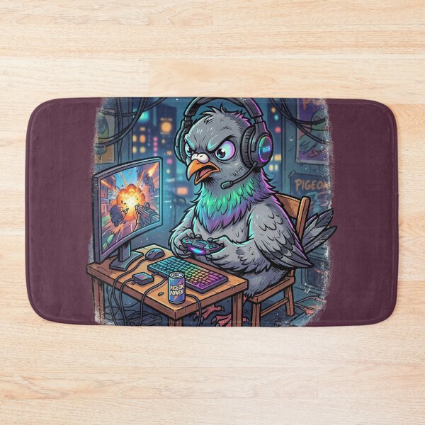Item preview, Angry Gamer Pigeon Playing a Video Game designed and sold by azule1.