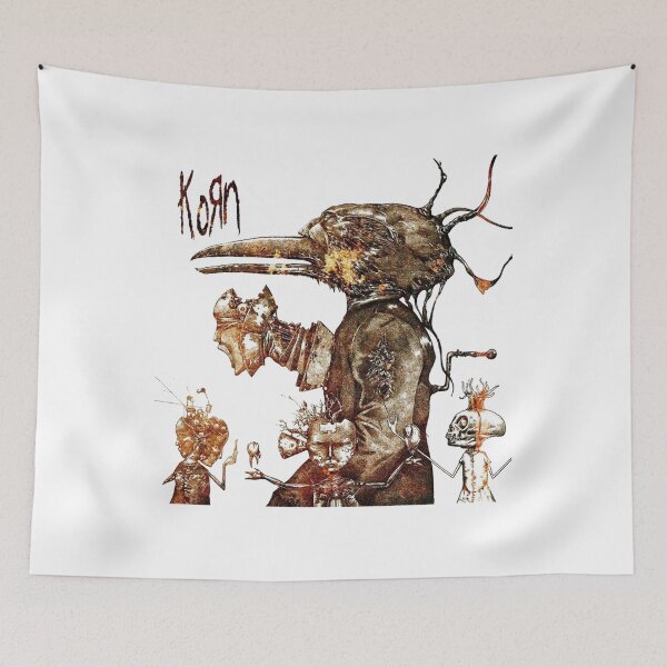Item preview, KORN metal band legends vintage fan art album cover designed and sold by Malkmkhlo-3.