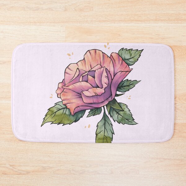 Item preview, Sunset Rose on pale pink designed and sold by Ellen Wilberg.