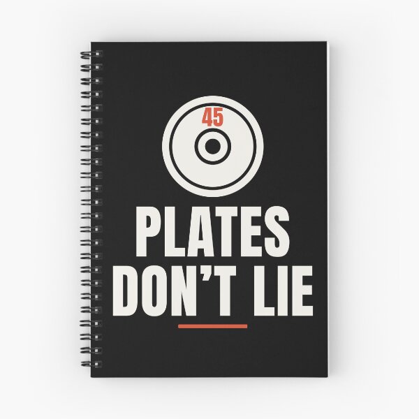 Item preview, Plates Don't Lie Powerlifting Gym Humor designed and sold by ptbench.