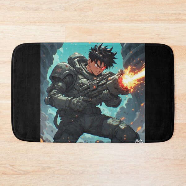Item preview, Hicks Saiyan Warrior - Retro Anime Sci-Fi designed and sold by jmavila.