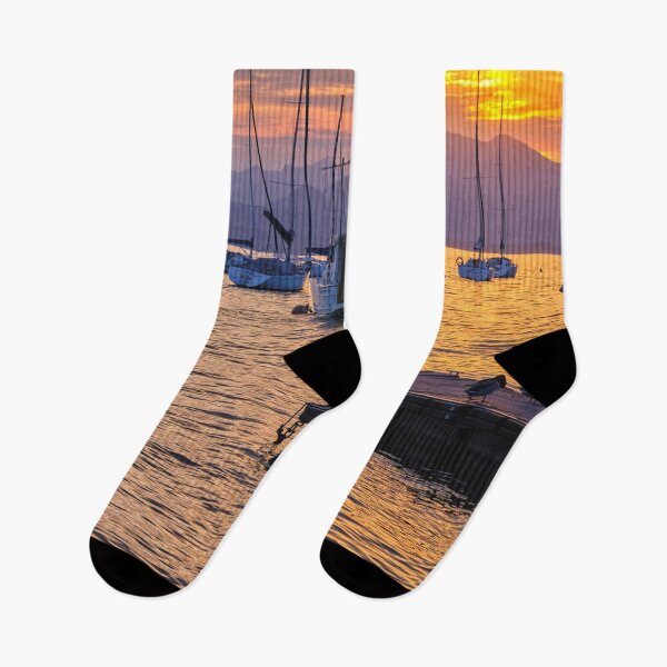 Item preview, Lake Garda Sunset Silhouettes designed and sold by Violaman.