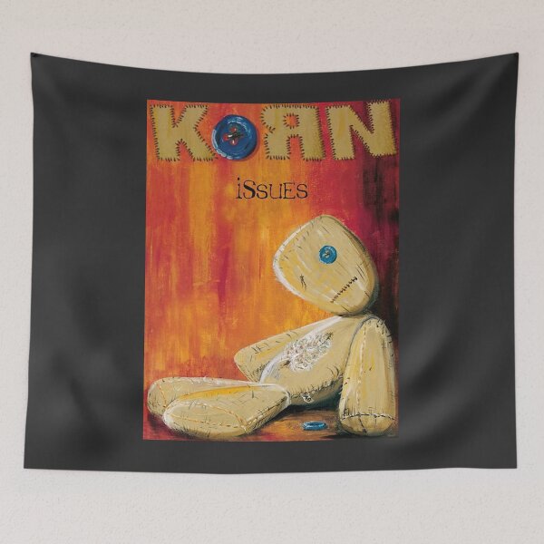 Item preview, KORN metal band legends vintage fan art album cover designed and sold by Malkmkhlo-3.
