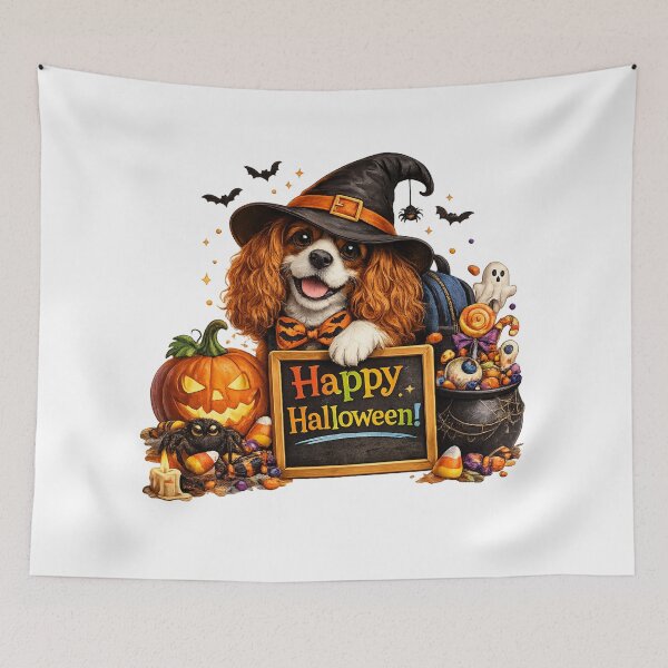 Item preview, Halloween Blenheim Cavalier designed and sold by SpottyRainbow.
