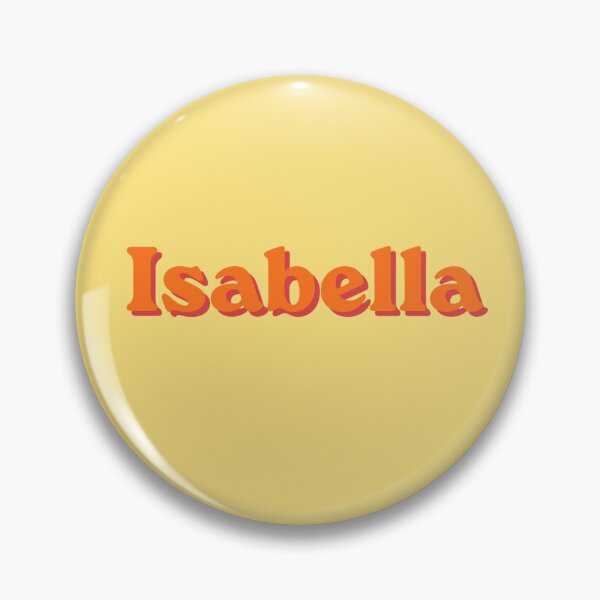 Item preview, Isabella name tag designed and sold by CooksCreators.