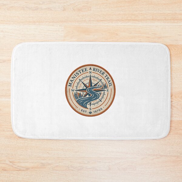 Item preview, Manistee A River Trail Est. 1970s Michigan Hiking Backpacking Adventure designed and sold by Simsimah26Parks.