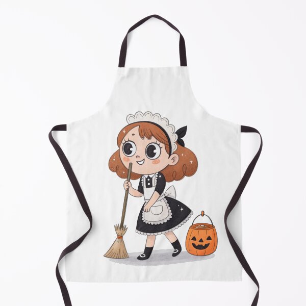 Item preview, Funny Halloween Maid Character designed and sold by HegArt23.