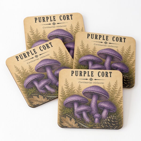 Item preview, Purple Cort Mushroom designed and sold by StudioBloodmoon.