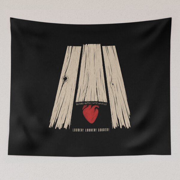 Item preview, The Tell-Tale Heart Louder Floorboards Horror Art designed and sold by Fenay Designs.