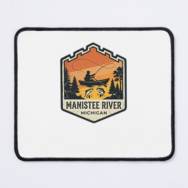 Item preview, Manistee River Michigan Fishing Angler Outdoor Enthusiast designed and sold by Simsimah26Parks.