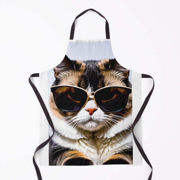 Item preview, Animals - Tricolor Cat in Retro Sunglasses, Cool and Detached Internet Meme Humor designed and sold by DoodyPets.