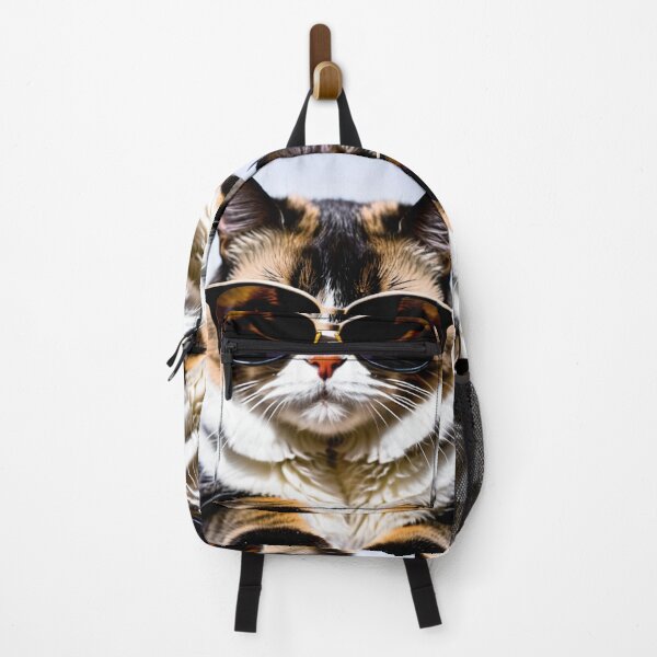 Item preview, Animals - Tricolor Cat in Retro Sunglasses, Cool and Detached Internet Meme Humor designed and sold by DoodyPets.