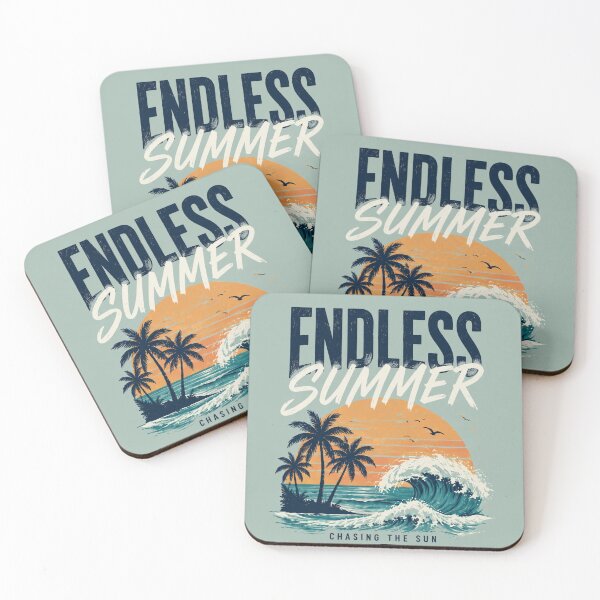 Item preview, Retro Endless Summer Beach Design designed and sold by layalistoresa.
