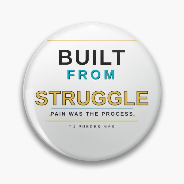 Item preview, Built From Struggle Motivational T-Shirt | Latino Hustle Gift | Resilience Tee designed and sold by tupuedesmas.