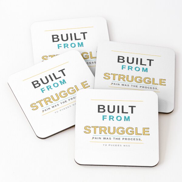 Item preview, Built From Struggle Motivational T-Shirt | Latino Hustle Gift | Resilience Tee designed and sold by tupuedesmas.