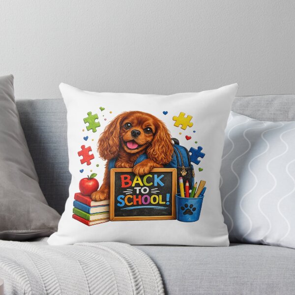 Item preview, Back to School Ruby Cavalier designed and sold by SpottyRainbow.