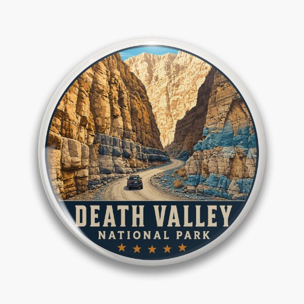 Artikelvorschau, Aufkleber für den Death-Valley-Nationalpark entworfen und verkauft von Gideon Emmerich.