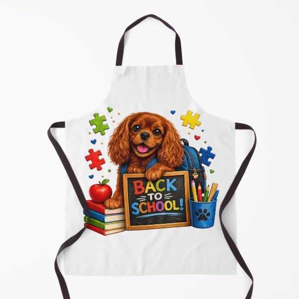 Item preview, Back to School Ruby Cavalier designed and sold by SpottyRainbow.
