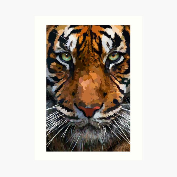 Be fierce Art Print