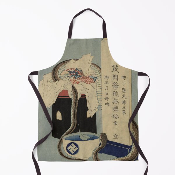 Item preview, Obsession Snake and Mortuary Tablet - Katsushika Hokusai Ukiyo-e designed and sold by vekotpu.