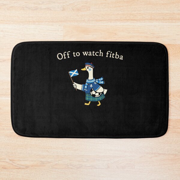 Item preview, Off To Watch Fitba Funny Scottish Football Goose designed and sold by Mind-Drift.